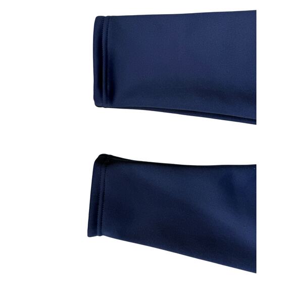 Women's Soft Clouds Fleece Blue Lined Ankle Leggings Size Medium. - Picture 2 of 9